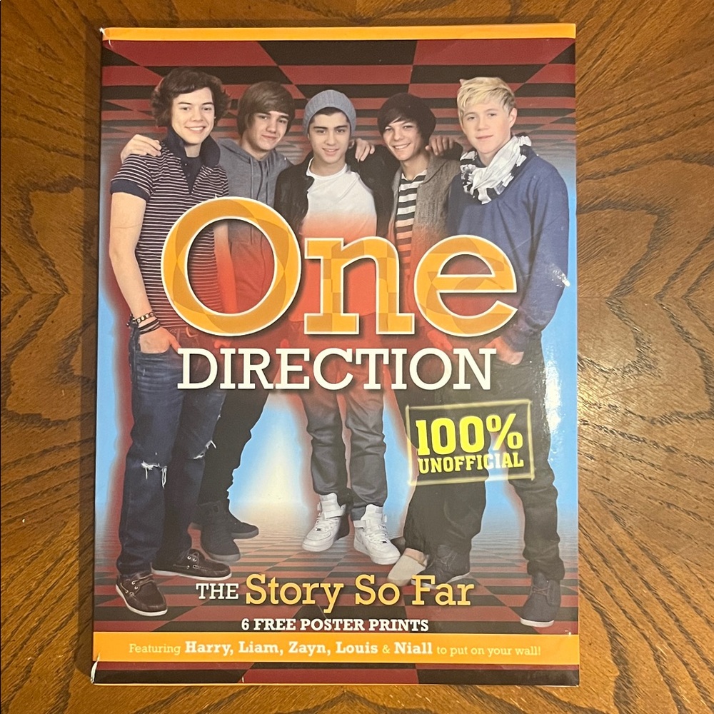 One Direction kids book set | The Story So Far Book and 6 posters